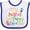 White and Royal, variant on Inktastic Nana and Poppy Love Me Boys or Girls Baby Bib