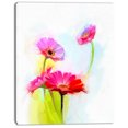 thumbnail image 2 of Nature Morte Mignonnes Fleurs de Gerbera Rouges - Grande Impression sur Toile Florale, 2 of 4