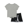 thumbnail image 2 of Reebok Toddler Girl's 2 Piece Short Sleeve Tee and Skort Set, Sizes 12M - 5T, 2 of 6