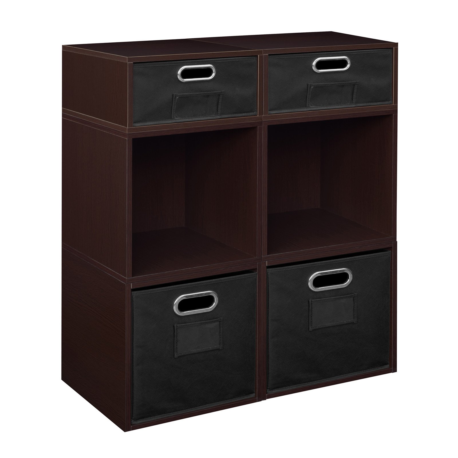 Regency Niche Cubo Modular Storage Shelf with Optional 4 Full and 2 Half Sized Folding Storage Bins - image 2 of 10