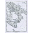 thumbnail image 2 of Oxford 11x14 White Modern Wood Framed Museum Art Print Titled - South Italy Sicily - Oxford 1828, 2 of 4
