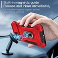 thumbnail image 2 of Dteck for iPhone 14 Case with Slide Camera Lens Cover, Military Grade Drop Protection Magnetic Ring Holder Kickstand Protective Phone Case,Red, 2 of 9