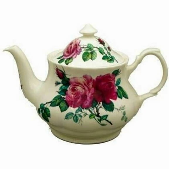 Roy Kirkham ER3103 130 ml English Rose Pink Large Teapot, Multi Color