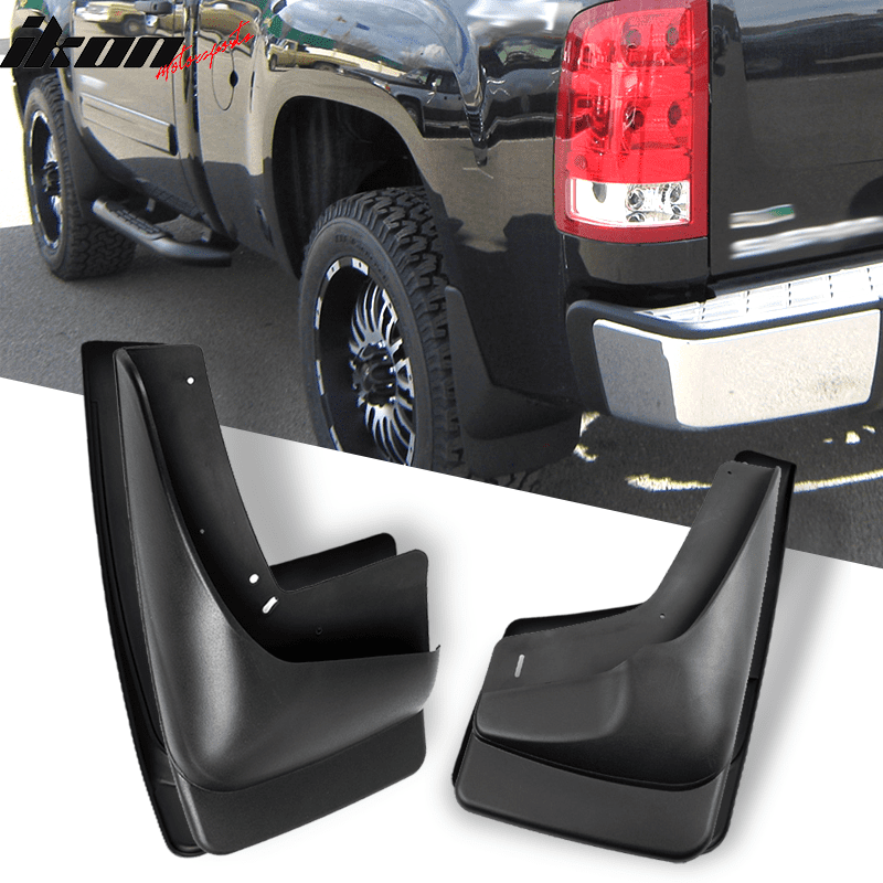 Husky Custom Fit Front /& Rear Mud Guards Fits 2007-2014 Chevrolet Silverado