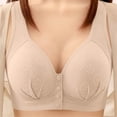 thumbnail image 2 of Yongwang Front Closure Bras for Women No Underwire Seamless Bras Breathable Plus Size Everyday Bras, 2 of 7