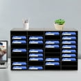 thumbnail image 2 of Dwellnix Black 36 Slot File Sorting Cabinet for OfficeDesktop File Shelf NEW, 2 of 7