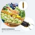 thumbnail image 3 of MLINS 100KG Portable Vertical Spring Weighing Scale for Selling Vegetables with Mechanical Hanging Hook (Golden), 3 of 8