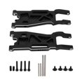 thumbnail image 1 of RC Front Suspension Arms Set Aluminum Alloy with Carbon Plate RC Front Swing Arms for TRAXXAS 1/8 4WD SLEDG Black, 1 of 1