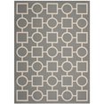 thumbnail image 2 of SAFAVIEH Outdoor CY6925-246 Courtyard Anthracite / Beige Rug, 2 of 10