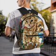 thumbnail image 6 of Honeii Christmas Kitten Puppy Print School Backpack,Casual Lightweight Travel Rucksack Daypack,Backpacks for College High, 6 of 6