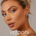 thumbnail image 3 of VEEDOFA Small Gold Hoop Earrings Set for Women, 14K Gold Plated Sterling Silver Hypoallergenic, Trendy Jewelry Gift, 3 of 8