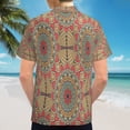 thumbnail image 6 of High Quality Hawaiian Shirts for Men Short Sleeve Aloha Beach Shirt Floral Summer Casual Button Down Shirts Blouses EQ7DEL, 6 of 7