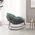 thumbnail image 3 of Comfortable Outdoor Rattan Rocking Chair with Padded Cushion Ideal for Front Porch, Living Room, Patio or Garden Perfect for Relaxation and Leisure Time Enjoyment, 3 of 9