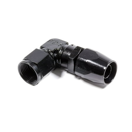 #10 x 90 Low Profile Forged Hose End Black