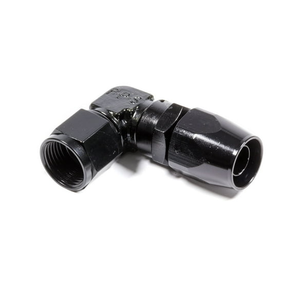 #10 x 90 Low Profile Forged Hose End Black