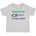 thumbnail image 3 of Inktastic They Found Me in a King Cake Boys or Girls Baby T-Shirt, 3 of 5