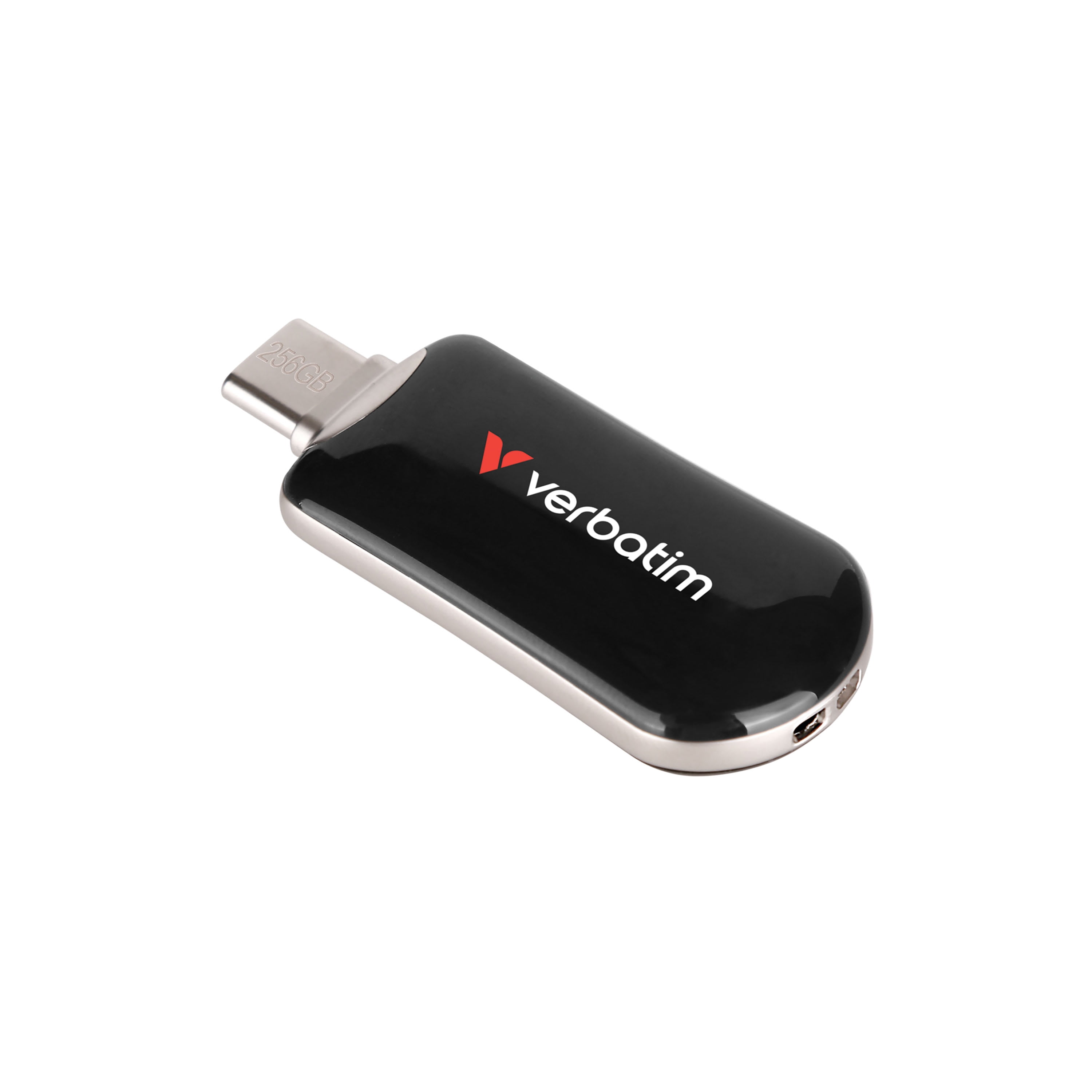 Verbatim 256GB Plectra USB-C Flash Drive – Black