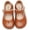 01 Brown, variant on Girl's Classic Mary Jane Flats School Uniform Shoes Dress Shoes Party Wedding Shoes