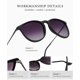thumbnail image 4 of Gafas de sol KALIYADI para mujer, polarizadas, UV400, estilo retro, 4 of 7