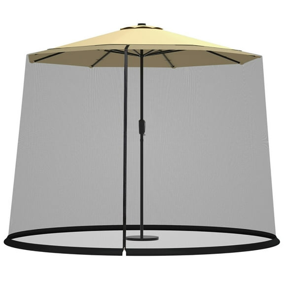 Kadyn Outdoor Patio Umbrella, Outdoor Market Table Umbrella,9 -10 Feet Outdoor Umbrella Table Screen Mosquito Bug Insect Net