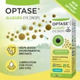 OPTASE Allegro Lubricated Eye Drops Instant Relief for Dry Eyes & Environmental Irritants