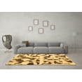 thumbnail image 3 of Ahgly Company Indoor Square Abstract Brown Modern Area Rugs, 7' Square, 3 of 4