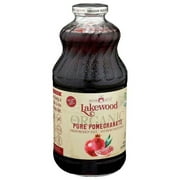 LAKEWOOD JUICE POMEGRANATE PURE ORG 32 FO - Pack of 6