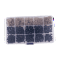 thumbnail image 2 of Safety Eyes with Washers, 300Pcs Small Doll Craft Toy Teddy Bear 6mm/8mm/9mm/10mm/12mm, Black Plastic Eye, 2 of 10