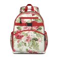thumbnail image 1 of Botanical Garden Print Durable Travel Backpack with Chest Strap, 1 of 5