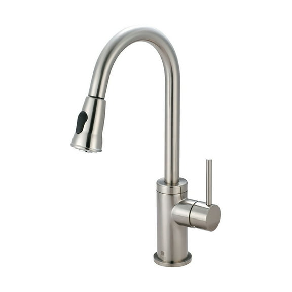 Pioneer Faucets 2Mt250 Motegi 1.5 GPM Single Hole Kitchen Faucet - Nickel