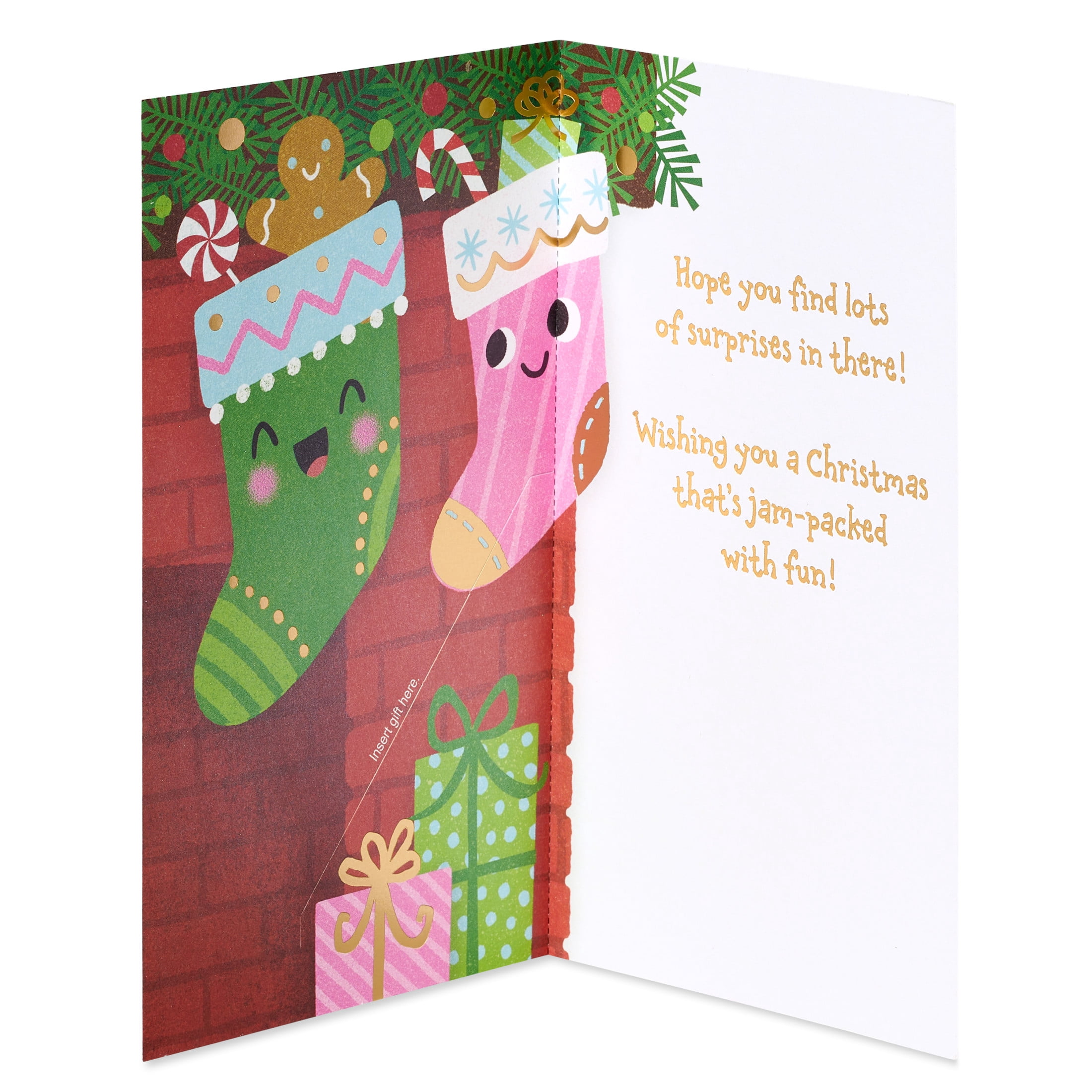American Greetings Christmas Money/Gift Card Holder for Kids (Jam Packed)