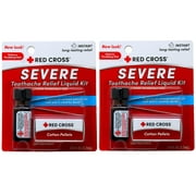 5 Pack - Red Cross Toothache Complete Medication Kit 0.12oz Each