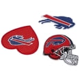 thumbnail image 3 of 3 Pcs Rugby Team Logo Embroidery Patch, Helmet and Heart Logo Iron-on Patch for Jacket Backpack Jean, 3 of 5