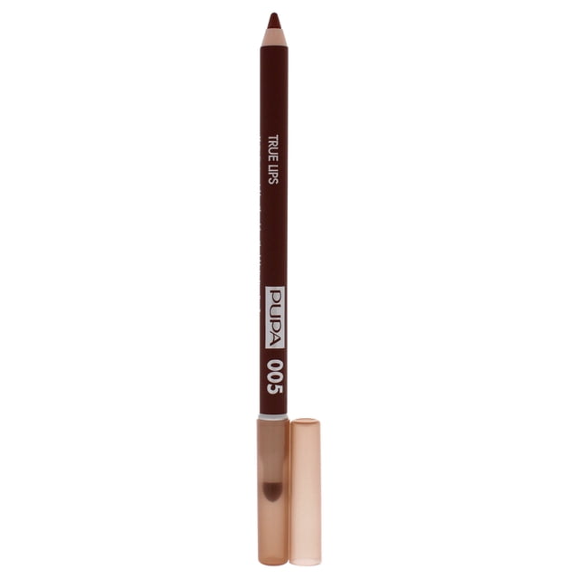 Lápiz de contorno de labios mezclable True Lips - 005 Raw Sienna Sand de Pupa Milano para mujeres - Lápiz de labios de 0.042 oz