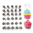 thumbnail image 2 of ENJOYW Icing Nozzle Exquisite Wide Application Stainless Steel Cake Decorating Piping Tip Baking Accessories Icing Nozzle, 2 of 7