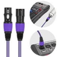 thumbnail image 1 of Cable Extensión para Micrófono Altavoz XLR Chapado en Oro 3 Pines, 1 of 9