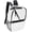 Black, variant on 17” Wholesale Clear PVC Backpacks in Black Color 24-Pack – Bulk Case of 24