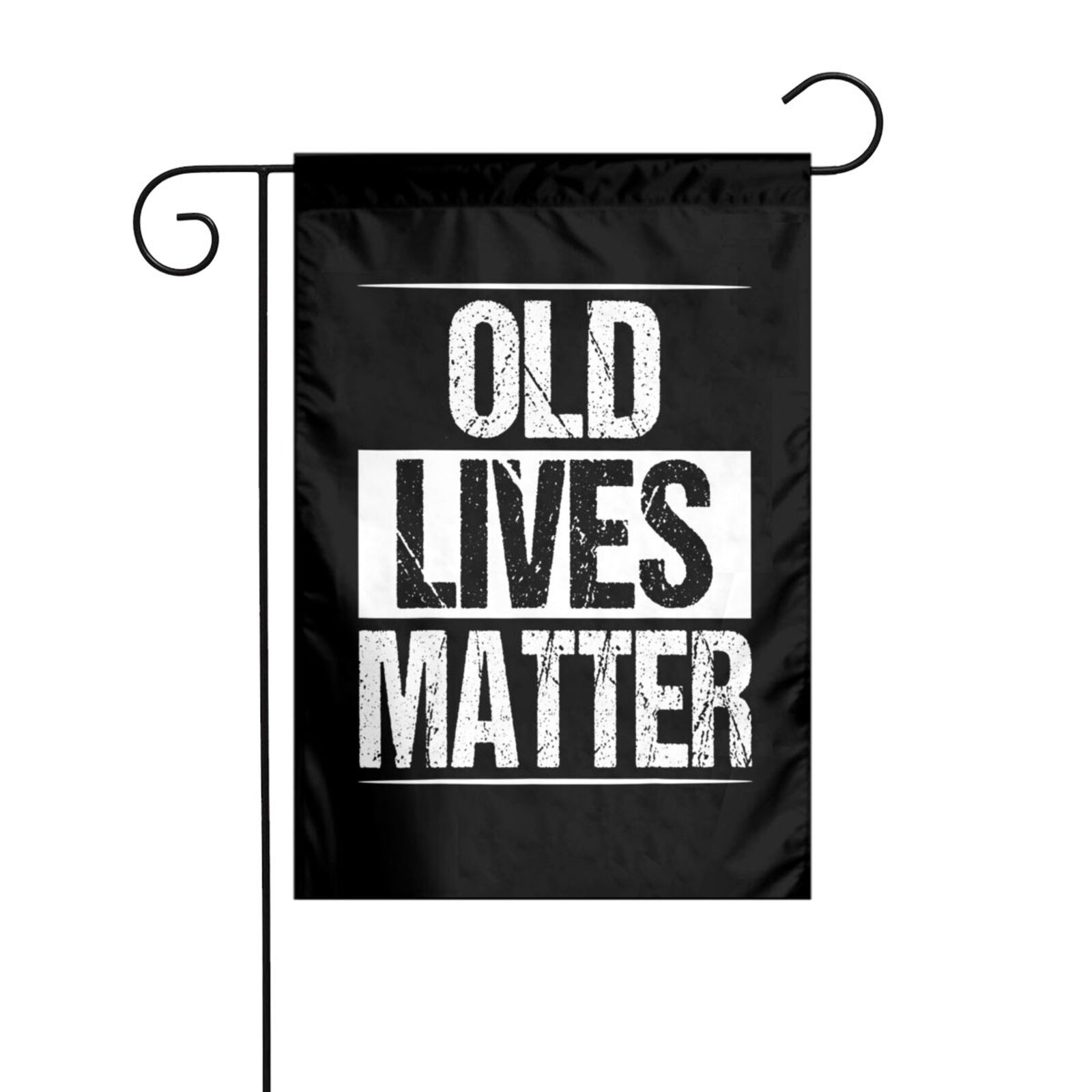 Old Lives Matter Garden Flag 12 x 18 Inch Lawn Flag Double Sided