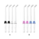 thumbnail image 5 of Inteprter 4 piezas de punta de hilo de agua cabezal de recarga profesional accesorios de baño para el hogar interior reemplazo para WP-100 Suministros de limpieza para el hogar Blanco + Negro Inteprter HA004668-01, 5 of 6