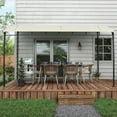 thumbnail image 6 of Spaco 10' x 13' Outdoor Pergola Shade, Garden Sun Shade Shelter with Metal Frame, Canopy for Outdoor as Garden, Patio, Cream White, 6 of 16