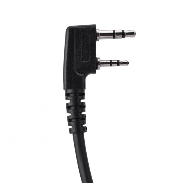 Micrófono para walkie talkie Baofeng U Radio, altavoz portátil dual de 2 pines Altavoz para walkie talkie Baofeng U Radio Valor inmejorable