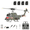 Shark Mouth, variant on RC ERA C032 UH-1-Style 6-Channel RC Helicopter with Optical Flow & TOF Positioning, Brushless Motor, Altitude Hold, 6G Mode, 2.4GHz, One-Key 3D Inverted Flight (4 Battery)