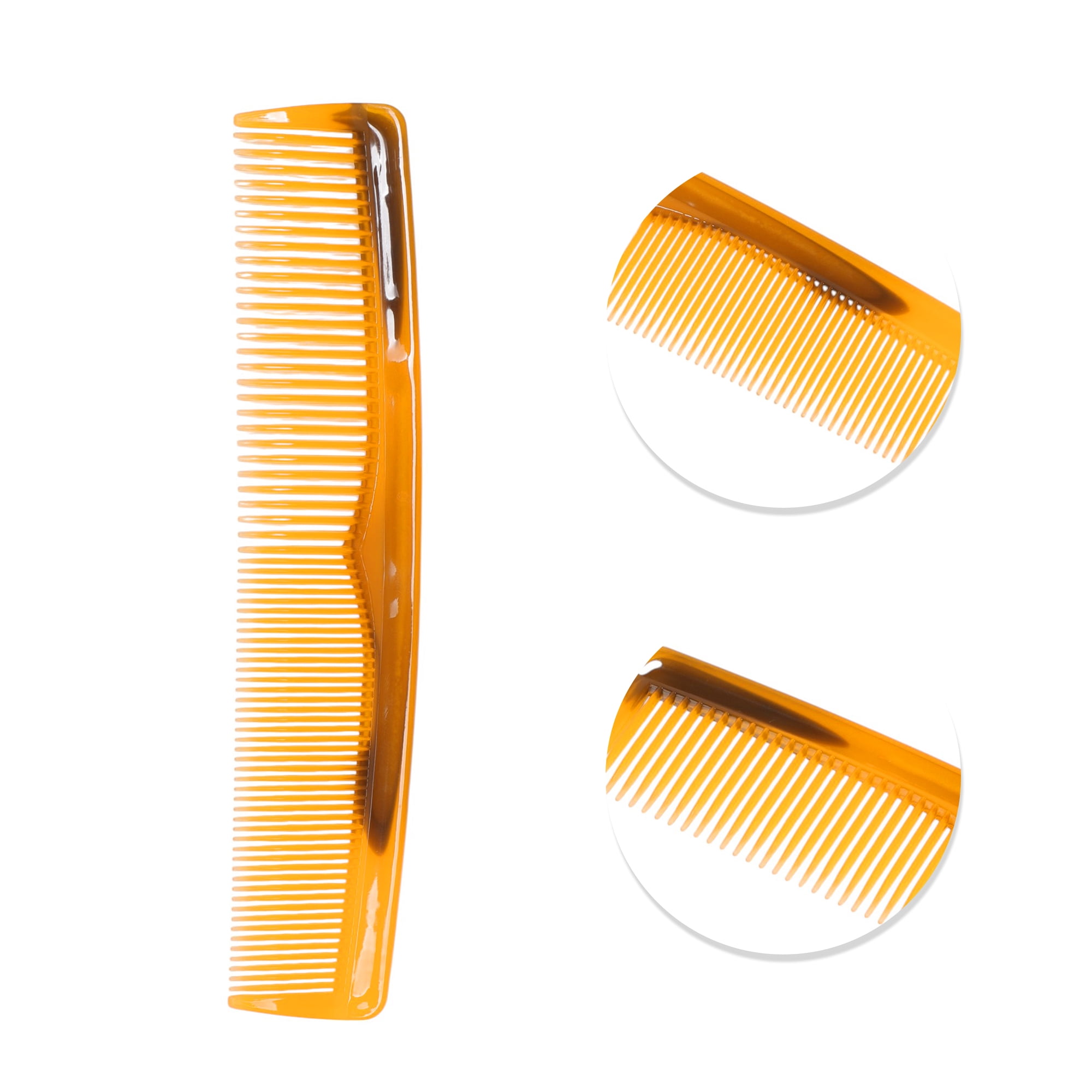 Unique Bargains 1 Pc Women Lightweight Tendon Comb for Curly Hair in Vibrant Orange Color