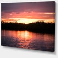 thumbnail image 2 of Coucher de Soleil sur Lagon Tropical - Impression sur Toile Paysage, 2 of 4