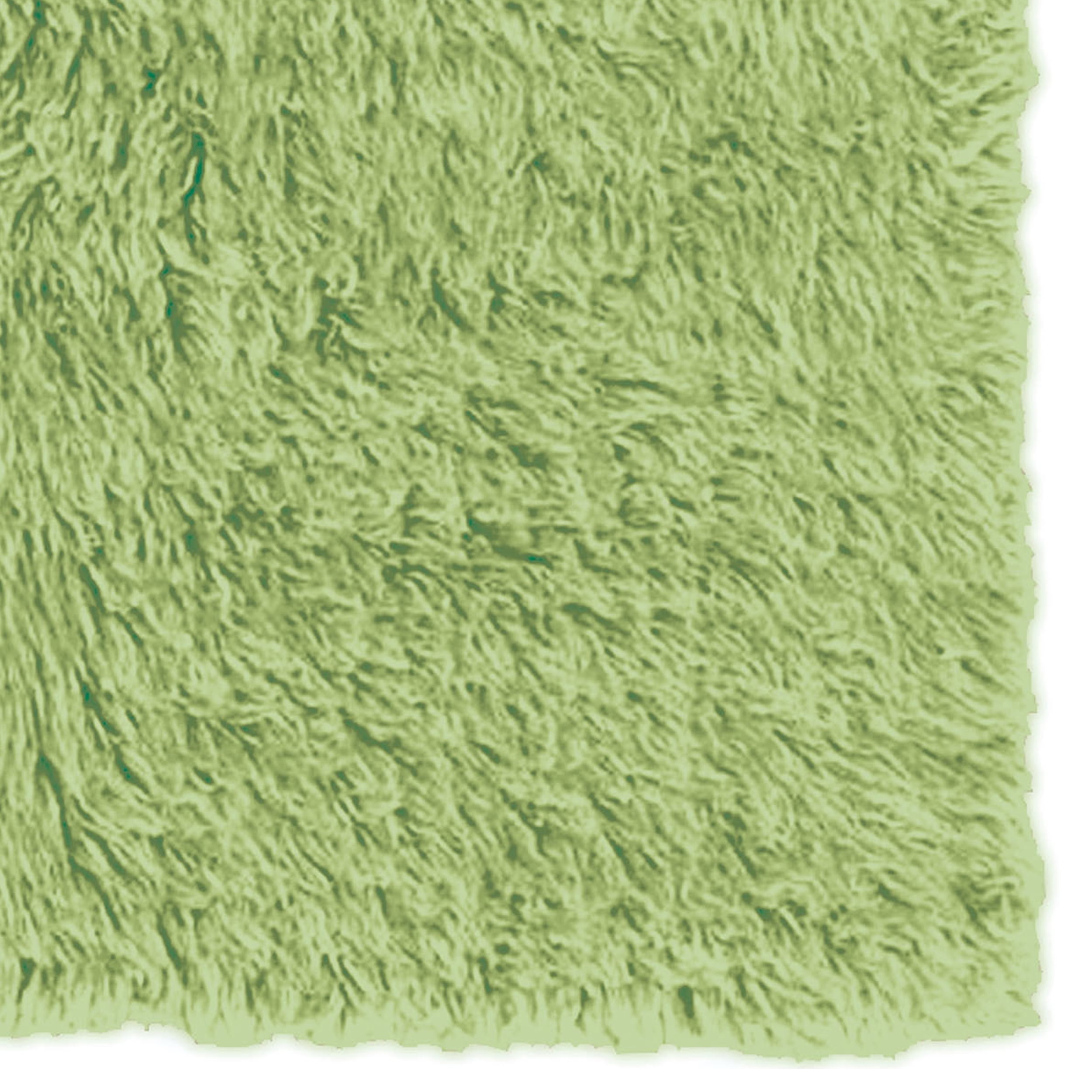 Linon Home Decor New Flokati Area Rug Collection, Lime Green, 2.33 x 8.5