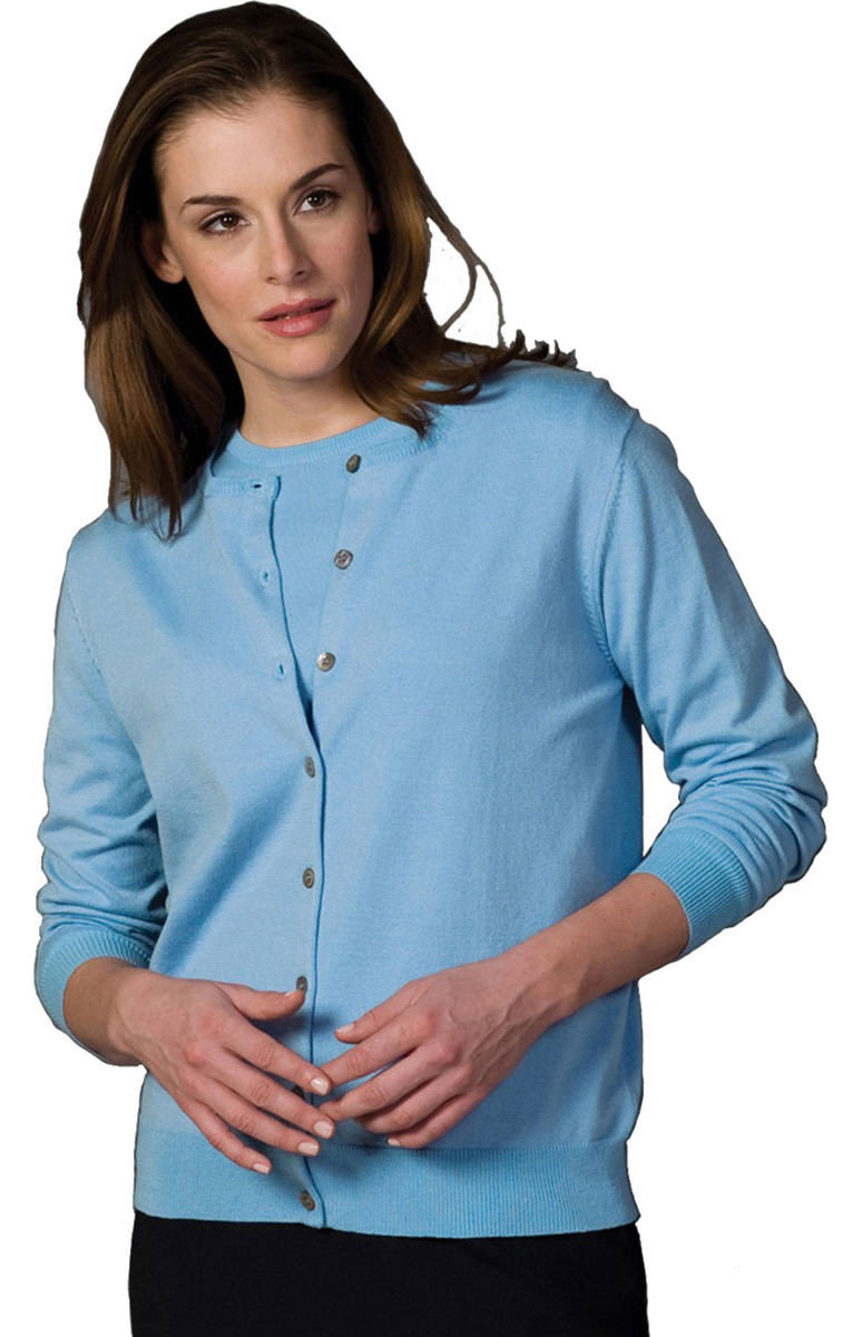 Jewel Neck Long Sleeve Cardigan, Style 