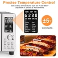 thumbnail image 4 of Nuwave Bravo Air Fryer Toaster Smart Oven, 12-in-1 Countertop Convection, 1800 Watts, 21-Qt Capacity, 50°-450°F Temp Controls, Top and Bottom Heater Adjustments 0%-100%, PFAS Free, Stainless Steel, 4 of 5