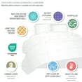 thumbnail image 2 of Overfilled Down Alternative Comforter White King/Cal King, 2 of 17