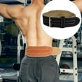 thumbnail image 2 of Cinturón de levantamiento de pesas Soporte de espalda para sentadillas Lunges Cross Training Negro kusrkot  Cinturón de levantamiento de pesas, 2 of 7