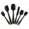 thumbnail image 3 of CAROOTU 6Pcs Silicone Spatulas Set Heat Resistant Non-stick Baking Utensils Sets for Cooking Baking Mixing Kitchen Supply, 3 of 6